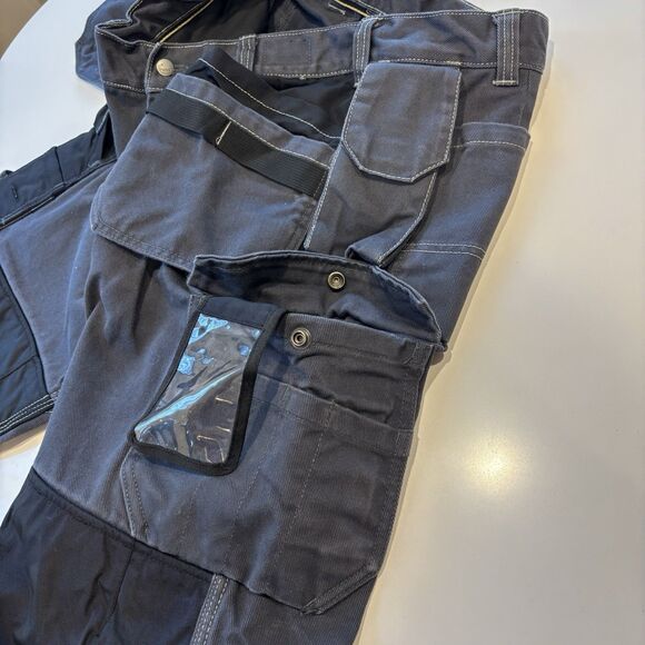 Jobman Workwear Mens pants Double Knee Handyman Work Painter Craftsman 34/30 - Picture 9 of 12